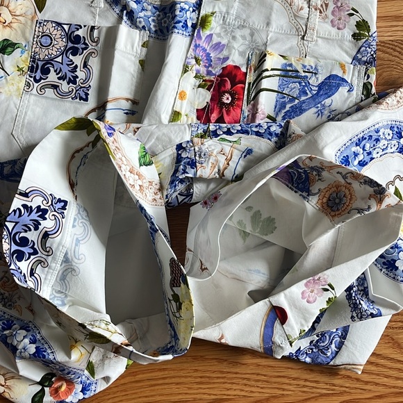 Anthropologie The Colette Cropped Wide-Leg Pants Size 33 NWT - Picture 8 of 16